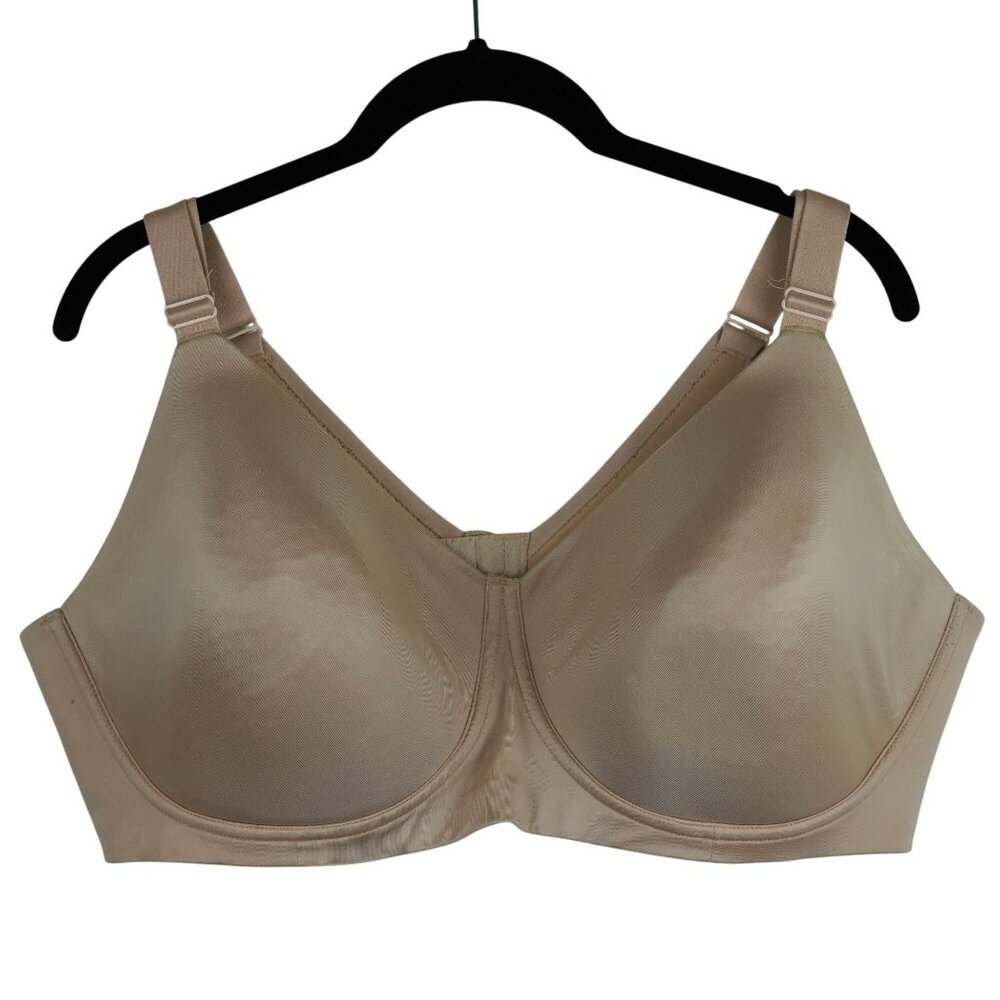 Catherines Intimates Nude Bra 44D Wireless‎ Full Coverage